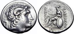 Ancient Coins - KINGS of THRACE, Macedonian. Lysimachos. 305-281 BC.  Very Rare.