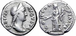 Ancient Coins - Sabina. Augusta, AD 128-136/7.