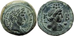 Ancient Coins - EGYPT, Alexandria. Hadrian. AD 117-138. Æ Obol .