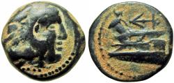 Ancient Coins - Seleukid Kings of Syria. Seleukos I Nikator Æ 17. Antioch, 312-280 BC.