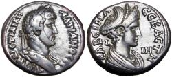 Ancient Coins - EGYPT, Alexandria. Hadrian, with Sabina. AD 117-138. lovely example.