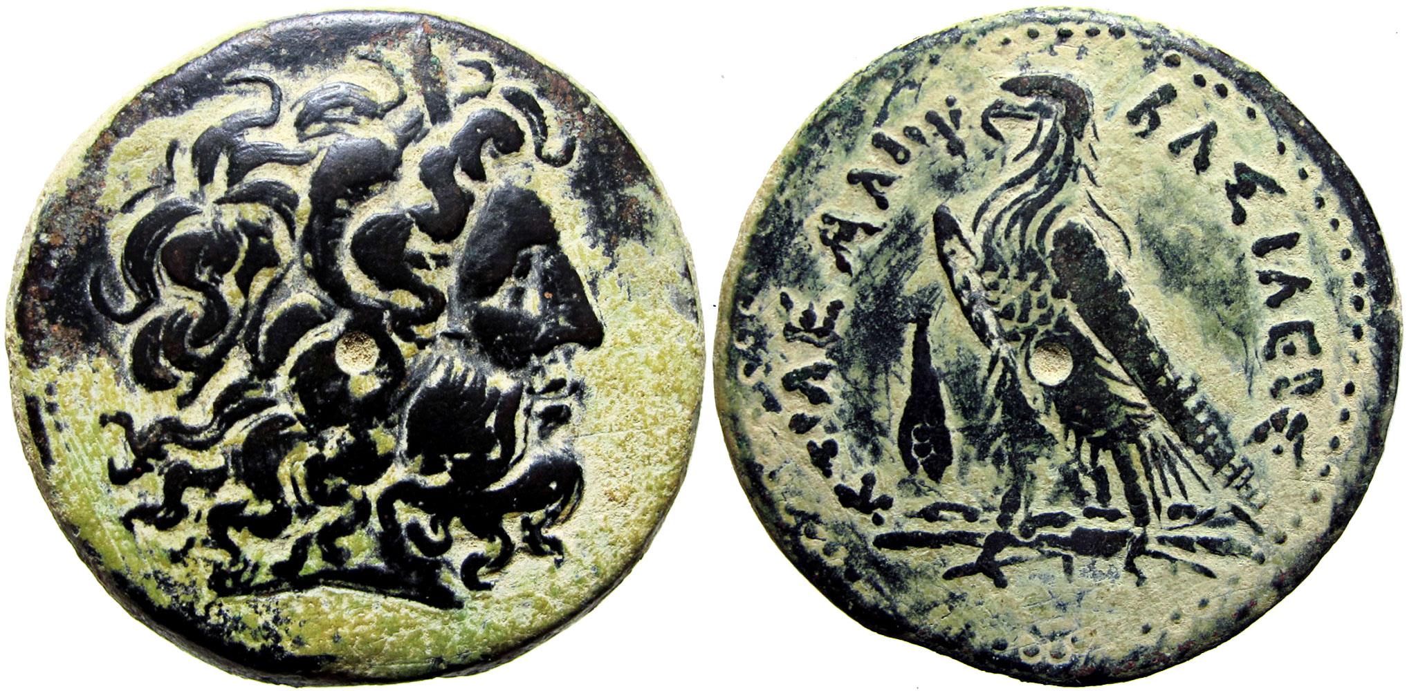 Reino Ptolemaico. Ptolemeu IV Filópator (222-205/4 a.C.). Hemiobol