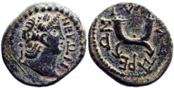 Ancient Coins - Nero.  AD 54-68. Gadara in Decapolis, CY 131 (AD 67/8). exceptional example.