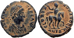 Ancient Coins - Arcadius, AE3, Antioch, AD 392-395.;  Stunning example of this scarce type !!
