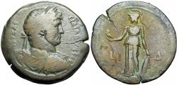 Ancient Coins - Hadrian Æ Drachm of Alexandria, Egypt. Dated RY 14 = AD 129/30.
