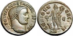 Ancient Coins - Constantine I 'the Great' BI Nummus. Antioch, AD 310-311.