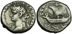 Ancient Coins - EGYPT, Alexandria. Nero. AD 54-68. BI Tetradrachm.