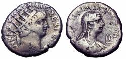 Ancient Coins - EGYPT, Alexandria. Nero, with Poppaea. AD 54-68.