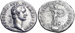 Ancient Coins - Domitian, 81-96. Denarius. very rare.