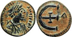 Ancient Coins - JUSTINIAN I. 527-565 AD. Æ Pentanummium .