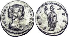 Ancient Coins - Julia Domna. Augusta, AD 193-217.