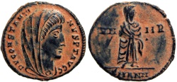 Ancient Coins - Divus Constantine I. Died AD 337. struck on board flan with Natural patina !!!