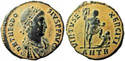 Ancient Coins - Theodosius I. A.D. 379-395. Æ
