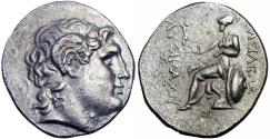 Ancient Coins - Kings of Thrace. Lysimacheia. Macedonian. Lysimachos 305-281 BC. Tetradrachm AR