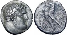 Ancient Coins - PHOENICIA, Tyre. 126/5 BC-AD 65/6. AR Shekel, JUDAS' 30 PIECES OF SILVER, Rare Date !!!