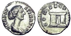 Ancient Coins - Diva Faustina Junior AD 176-180.
