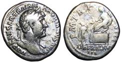 Ancient Coins - Hadrian, 117-138. Denarius.