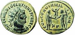 Ancient Coins - DIOCLETIAN. 284-305 AD.