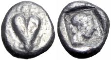 Ancient Coins - KYRENAICA, Kyrene. Circa 490-475 BC. Second known. unpublished.