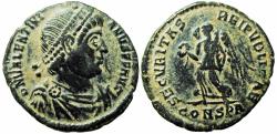 Ancient Coins - Valentinian I, AE3, Constantinople. DN VALENTINI-ANVS PF AVG