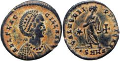 Ancient Coins - Aelia Flaccilla. Augusta, AD 379-386/8.