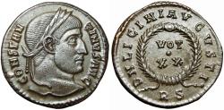 Ancient Coins - Constantine I/ Licinius Mule, A.D. 307/10-337. Unique Mule coin of two imperors.