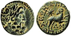 Ancient Coins - SYRIA, Seleukis and Pieria. Antioch. Autonomous issues. Year 42 of the Actian Era (AD 11/12). Æ