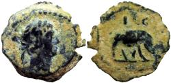 Ancient Coins - EGYPT, Alexandria. Trajan. AD 98-117. Rare African Elephante type.