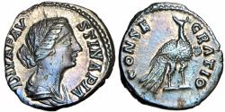 Ancient Coins - Diva Faustina Junior. Died AD 175/6.