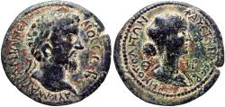 Ancient Coins - CILICIA, Eirenopolis. Marcus Aurelius, with Faustina Junior. 161-180 AD. 