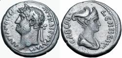 Ancient Coins - Egypt. Alexandria. Hadrian and Sabina, AD 117-138. Extremely rare.