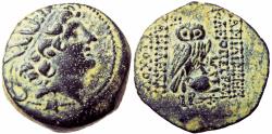 Ancient Coins - Seleukid Kingdom. Antioch on the Orontes. Cleopatra and Antiochos VIII 125-121 BC