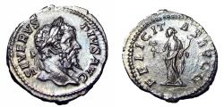 Ancient Coins - Septimius Severus AD 193-211. Struck AD 202-210.