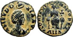 Ancient Coins - AELIA EUDOXIA, wife of Arcadius. Augusta, 400-404 AD.