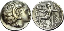 Ancient Coins - Arabia, Mleiha. Abi'el AR Tetradrachm. In the types of Alexander III of Macedon. 3rd - 2nd centuries BC.