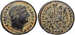 Ancient Coins - Constantine I, 307/310-337.  eyes raised to heaven.