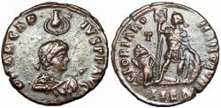 Ancient Coins - Arcadius Ӕ Nummus. Alexandria, AD 383-388.