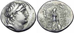 Ancient Coins - Seleukid Empire, Antiochos VII Euergetes, Damaskos, 133-132 BC.