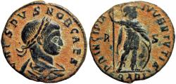 Ancient Coins - Crispus. AE Follis. Arles, 317 AD.