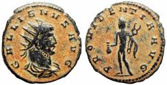 Ancient Coins - Gallienus AR Antoninianus. Antioch, AD 266-267