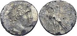 Ancient Coins - PHOENICIA, Tyre. 126/5 BC-AD 65/6. AR Half Shekel. unique date.