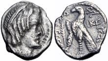 Ancient Coins - NABATAEA. Malichus I. 60-30 BC.
