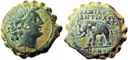 Ancient Coins - SELEUKID KINGS of SYRISELEUKID KINGS of SYRIA. Antiochos VI Dionysos. 145-142 BC.