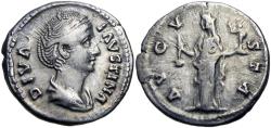 Ancient Coins - Diva Faustina Senior (AD 138-140/1).