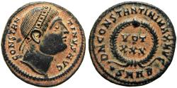 Ancient Coins - Constantine I. AD 307/310-337.  Eye to God type.