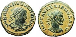 Ancient Coins - AURELIAN & VABALATHUS. 271-272 AD.