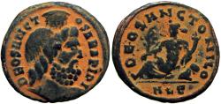 Ancient Coins - Festival of Isis. Time of Maximinus II. AD 310-313.