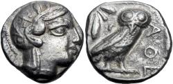 Ancient Coins - Eastren imitating Athens, AR Tetradrachm. Circa 454-404 BC.