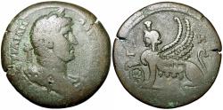 Ancient Coins - Hadrian. 117-138 AD. Bronze drachm.