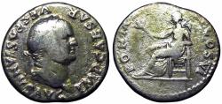 Ancient Coins - VESPASIAN. Denarius. (Ar. 2.74.gm / 19mm).